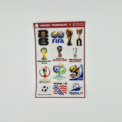 Stickers Premiun uv Logos Mundiales 2