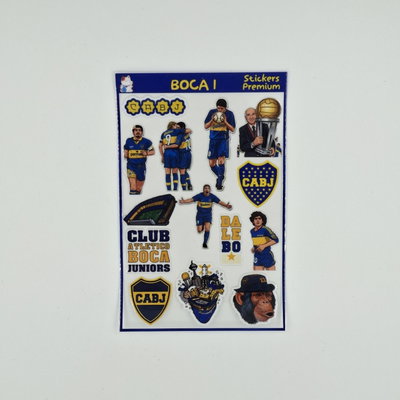 Stickers Premiun uv Boca J.