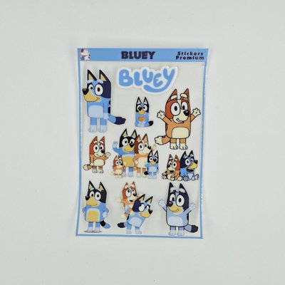 Stickers Premiun uv Bluey