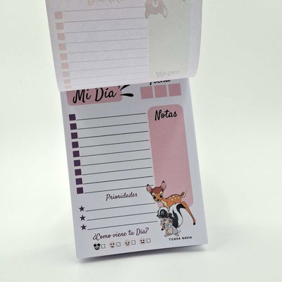 Bambi PDF Imprimible Taco / Block de Nota A6 