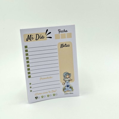 Sarah Kay PDF Imprimible Taco / Block de Nota A6 