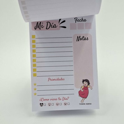 Heidi PDF Imprimible Taco / Block de Nota A6 