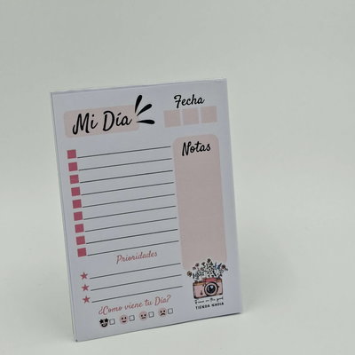 Girls PDF Imprimible Taco / Block de Nota A6 