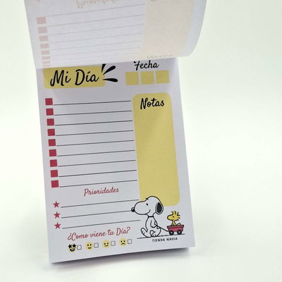 Taco / Block de Nota A6 Snoopy