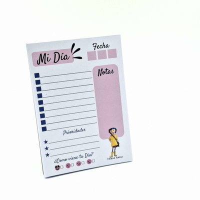 PDF Imprimible Taco / Block de Nota A6 Coraline