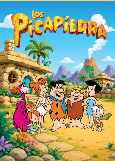 PDF Imprimible Cuaderno A5 Los Picapiedra
