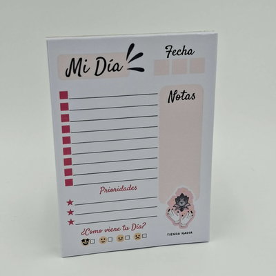 Girls PDF Imprimible Taco / Block de Nota A6 