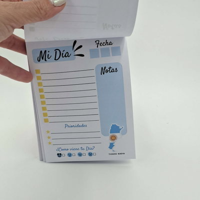 Argentina País PDF Imprimible Taco / Block de Nota A6 