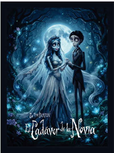 PDF Imprimible Cuaderno A5 El Cadaver de la Novia