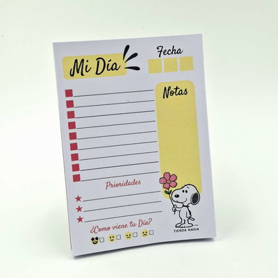 Taco / Block de Nota A6 Snoopy