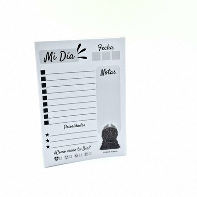 Taco / Block de Nota A6 Game of Trhone