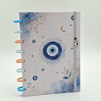 Cuaderno A5 "Ojito Turco" Tapa dura con sistema de discos
