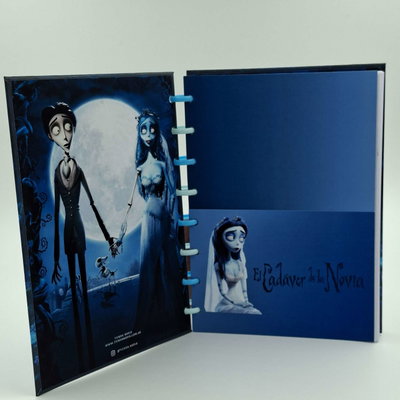 Cuaderno A5 "El Cadaver de la Novia" Tapa dura con sistema de discos