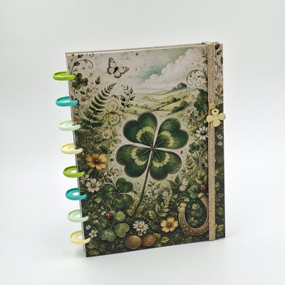 PDF Imprimible Cuaderno A5 Trebol 4 Hojas