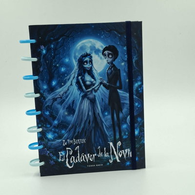 Cuaderno A5 "El Cadaver de la Novia" Tapa dura con sistema de discos