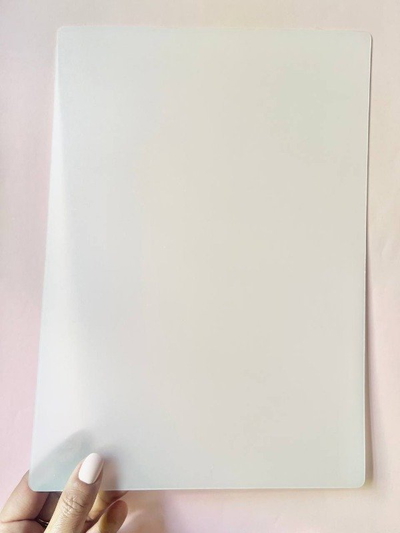 tapas A4 transparentes 1000 micrones (1mm) SIN PERFORAR REDONDEADAS x par