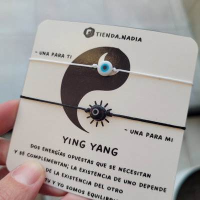 Pack de pulseras Yin Yang
