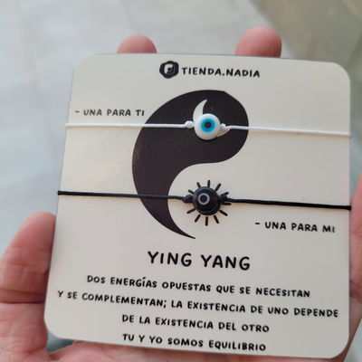 Pack de pulseras Yin Yang