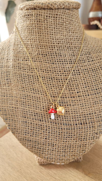 Cadenita Honguito del Amor Gold