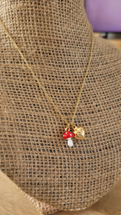 Cadenita Honguito del Amor Gold