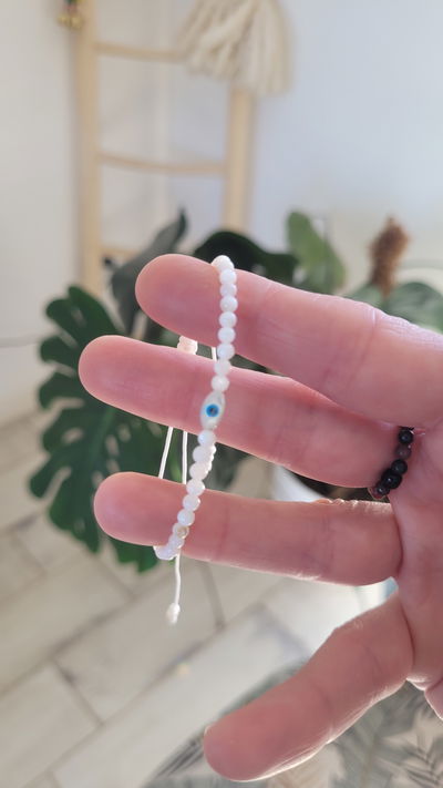Pulsera Selenita Nácar 
