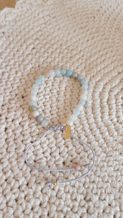 Pulsera Stone Aquamarina