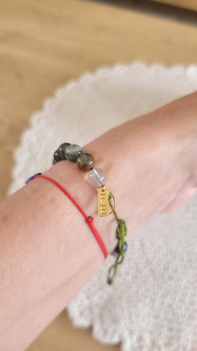 Pulsera Stone Jade Verde