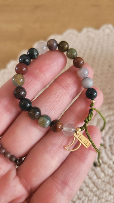 Pulsera Stone Jade Verde