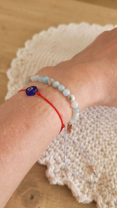 Pulsera Stone Aquamarina