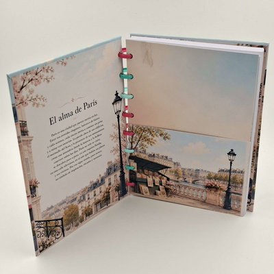 Cuaderno A5 "París" Tapa dura con sistema de discos