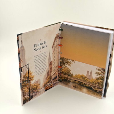 Cuaderno A5 "Nueva York" Tapa dura con sistema de discos