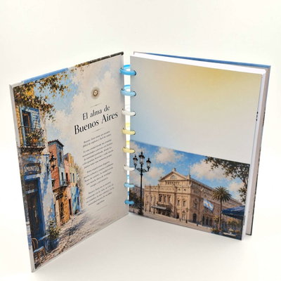 Cuaderno A5 "Buenos Aires" Tapa dura con sistema de discos