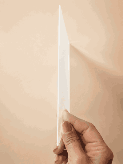 Tapas A5 transparentes Esmeriladas 1 mm Pack x 2 - Redondeadas sin Perforar