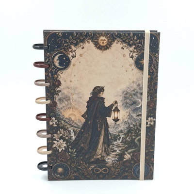 Cuaderno A5 "El Manuscrito del Tarot" Tapa dura con sistema de discos