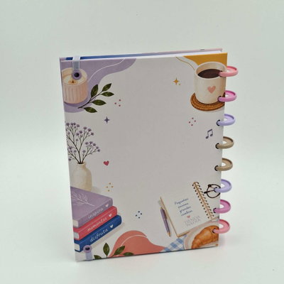 Cuaderno A5 "Bonita Pausa" Tapa dura con sistema de discos