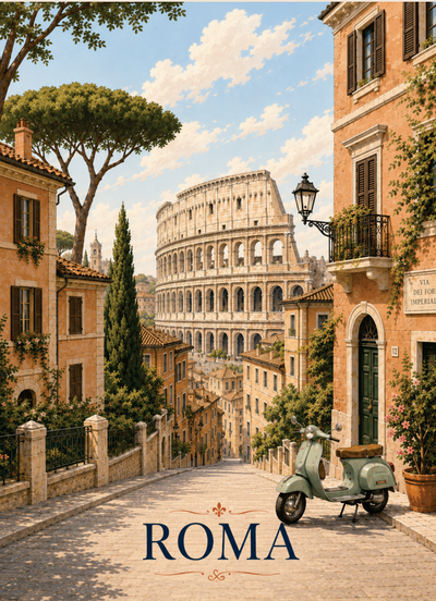 PDF Imprimible Cuaderno A5 Roma
