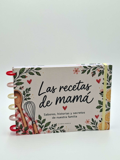 Planner(Recetario) a5 horizontal "Las Recetas de Mamá"