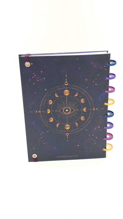Cuaderno A5 "Portal Astral" Tapa dura con sistema de discos