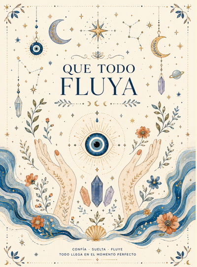 PDF Imprimible Cuaderno A5  Que Todo Fluya 