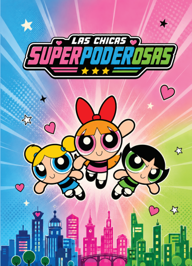 PDF Imprimible Cuaderno A5  Las Chicas Superpoderosas