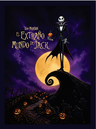 PDF Imprimible Cuaderno A5  El Extraño Mundo de Jack