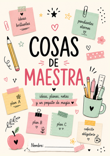 PDF Imprimible Cuaderno A5  Cosas de Maestra