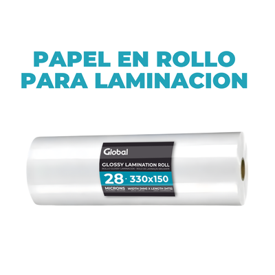Rollo Glossy (Brillante) Para Laminar en Caliente - 28 Mic