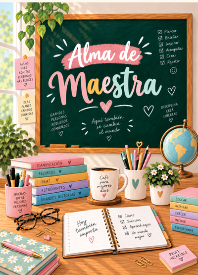 PDF Imprimible Cuaderno A5  Alma de Maestra