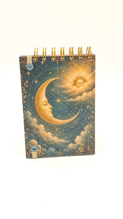 Libreta A6 "Amanecer Dorado"