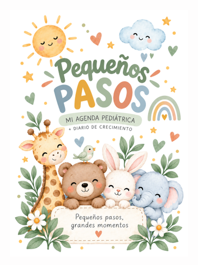 PDF Cuaderno Pediátrico + Álbum de Recuerdos A5 - Pequeños Pasos