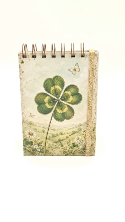 Libreta A6 "Trébol de la Suerte"
