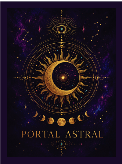 PDF Imprimible Cuaderno A5 Portal Astral