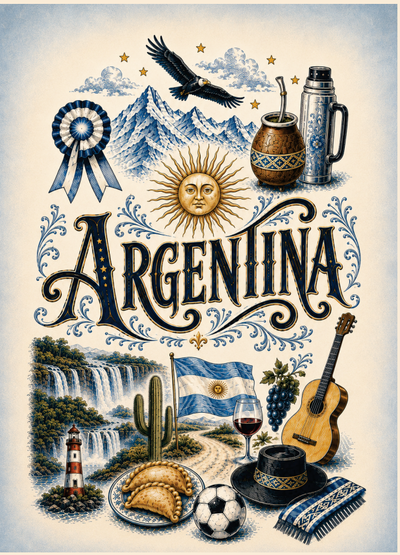 PDF Imprimible Cuaderno A5 Argentina 2