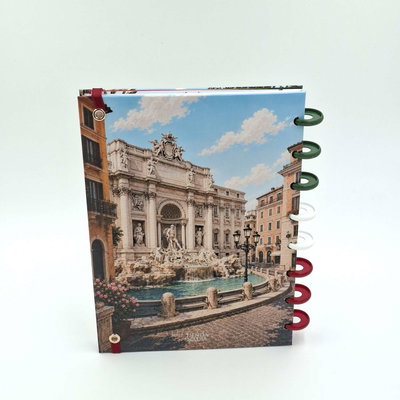 Cuaderno A5 "Roma" Tapa dura con sistema de discos